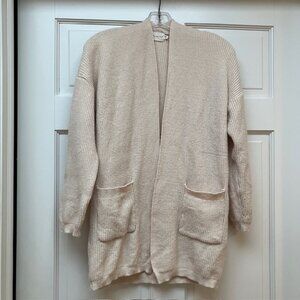 Dreamers cream open cardigan size S